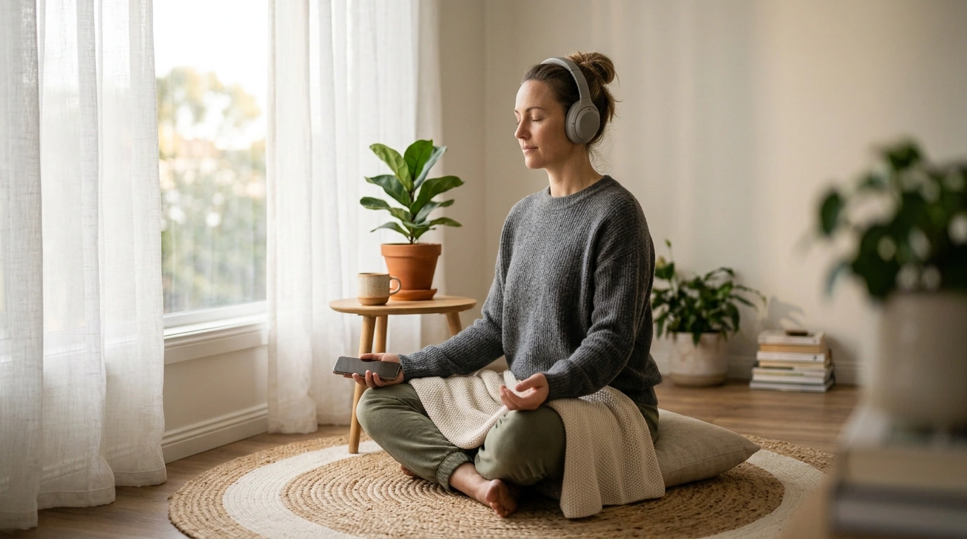 7-Day Guided Meditation Audio Course for Anxiety Relief