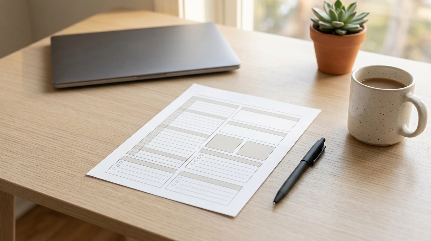 Printable Time Blocking Guide for Calmer, Focused Days